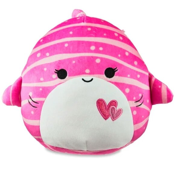 Squishmallows Original - Valentines Aidy the Shark- 8 Inch Stuffie Plush - Picture 1 of 1